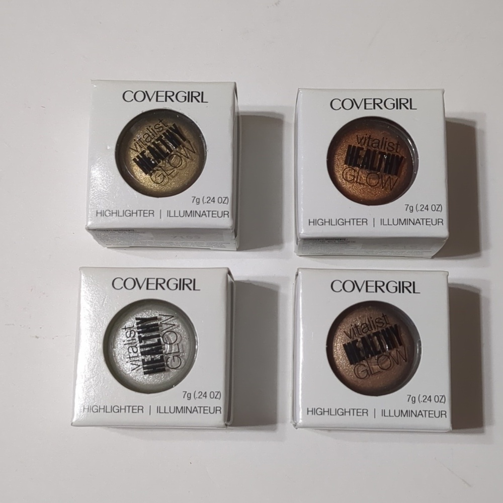 Covergirl Vitalist Healthy Glow Highlighter 4 piece's Lot